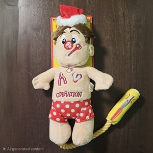 Hasbro Operation Plush Toy with Red and Yellow Details